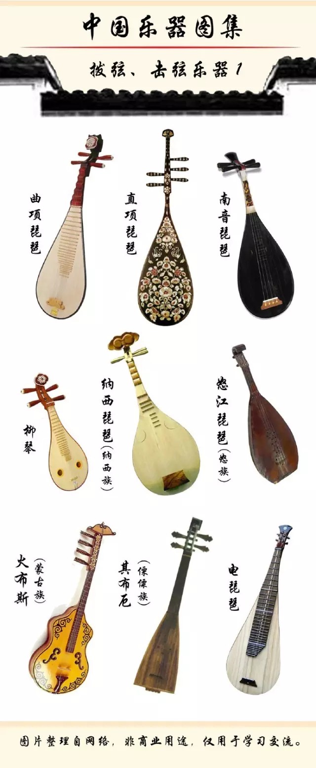 你认识哪些中国民族乐器？
